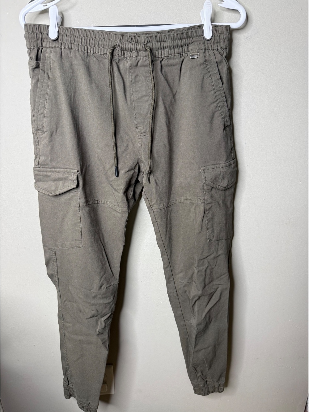 PROJEK RAW Men's Stretch Twill Cargo Joggers Size Small